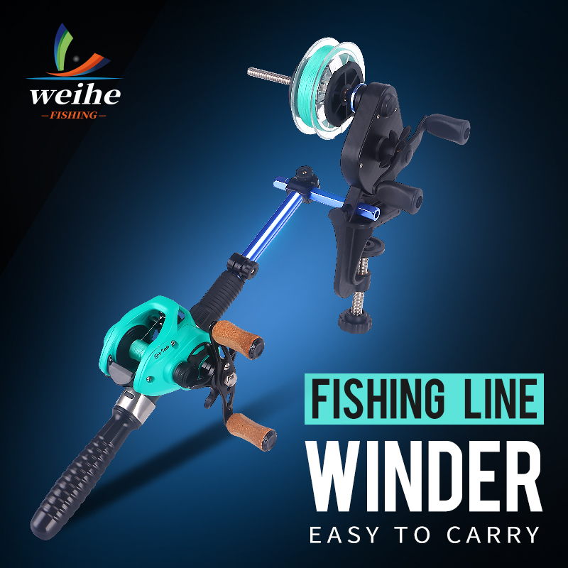 Fishing Line Spool - WEIHE 1 Stück Doppelspulen-Schnurwickler für Angelrollen