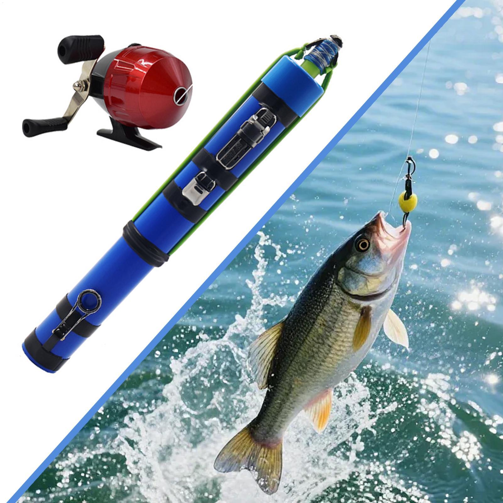 Fishing Line Spool - Angelrute, Schleuder-Design, kompaktes Fischwerkzeug mit Rolle,