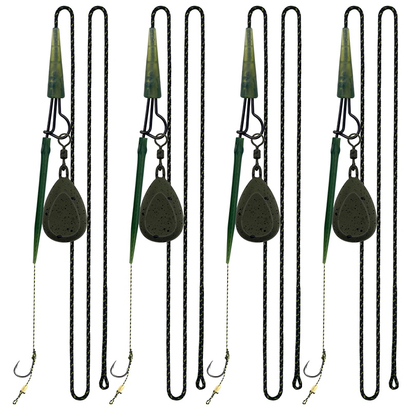 Leader Line - 1 Satz professionelles Vorfach-Set zum Karpfenangeln