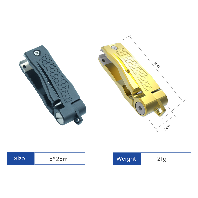 Fishing Line Cutter - Akzeptiert kundenspezifische Farben Neue Fliegenfischer-Schnur-Clipper-Werkzeuge Aluminium-Angelschnur-Abtrenner