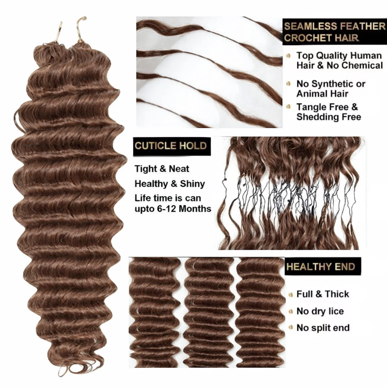 Smilegirl Deep Wave Braune Häk – Braided Line Bewertung und Preis